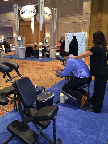 Marketing Events Circle Of Hands Chair Massage